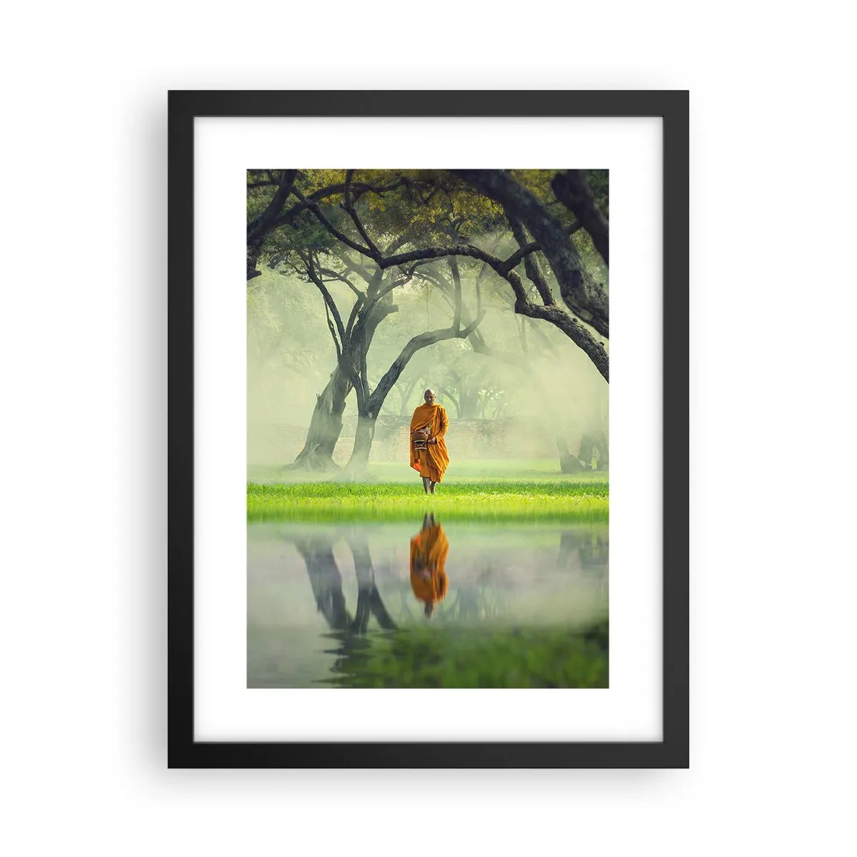 Plakat w czarnej ramie - W drodze do oświecenia - 30x40 cm