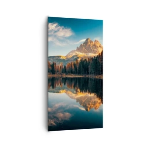 Obraz na płótnie - Pejzaż podwójny - 65x120 cm