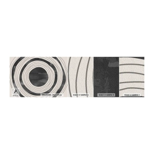 Fototapeta Próbka Samoprzylepna Deluxe Sticker - W samo sedno - Koła, Minimalizm, Postarzany - 100x30 cm