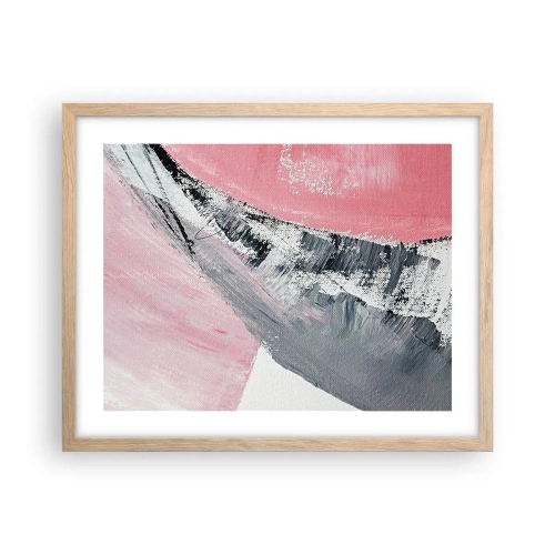 Plakat w ramie jasny dąb - Kompozycja dopasowana - 50x40 cm