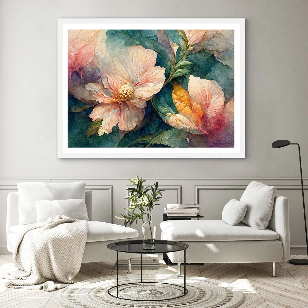 Plakat w białej ramie - Sama subtelność - 70x50 cm