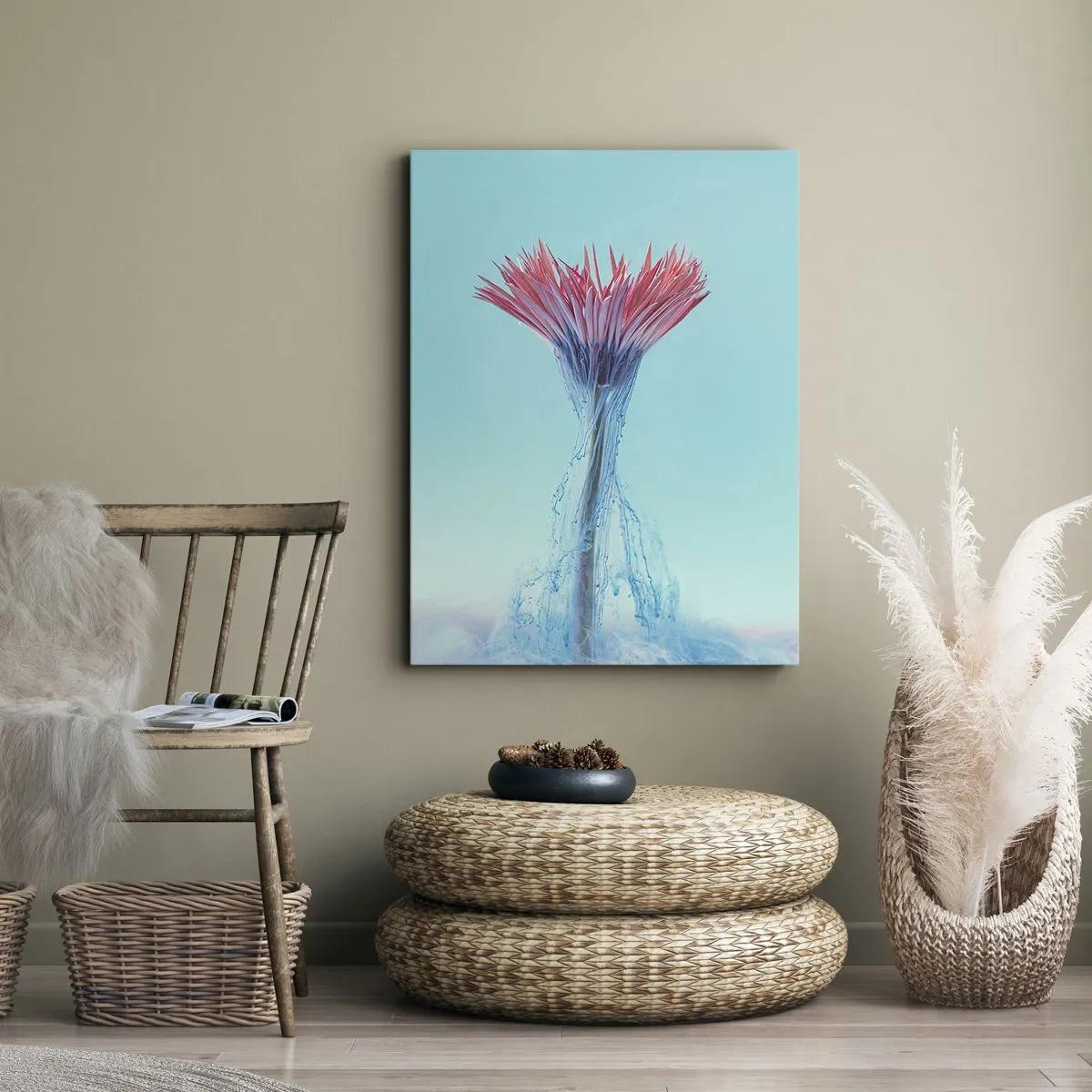 Obraz na płótnie - W ożywczym objęciu - 45x80 cm