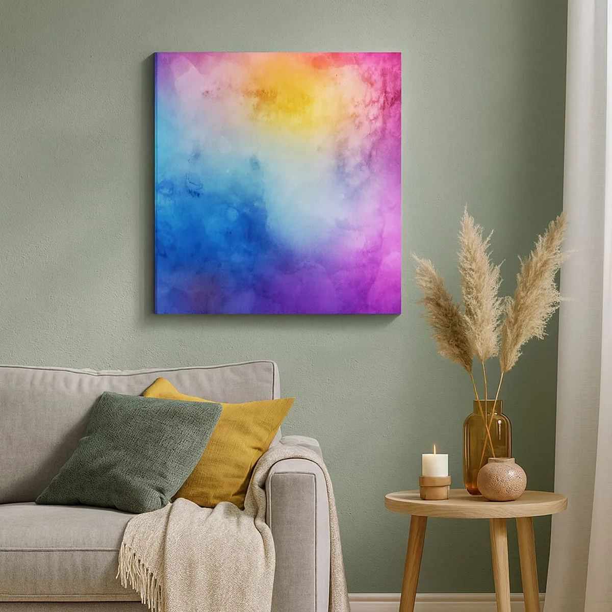 Obraz na płótnie - Prawie w siódmym niebie - 30x30 cm