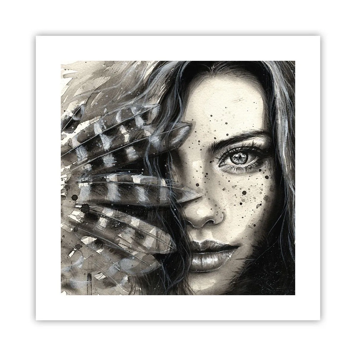 Plakat - Dzika piękność - 40x40 cm