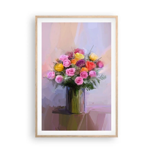 Plakat w ramie jasny dąb - Zatrzymane piękno - 61x91 cm