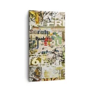 Obraz na płótnie - Oj, dzieje się… - 45x80 cm