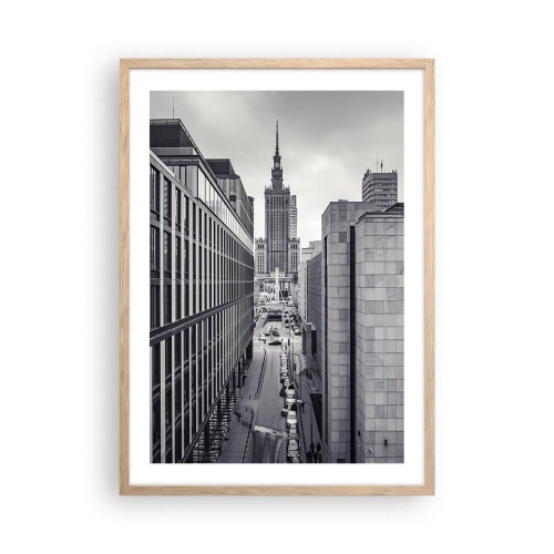 Plakat w ramie jasny dąb - Warszawska dolina - 50x70 cm