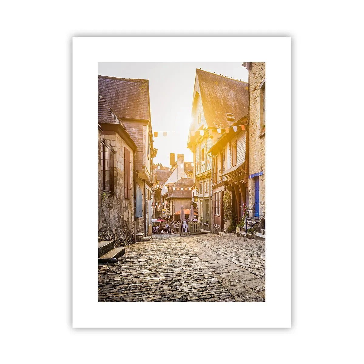 Plakat - Biały duch miasteczka - 30x40 cm