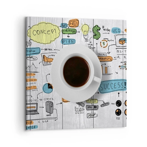 Obraz na płótnie - Czas na przerwę - 60x60 cm