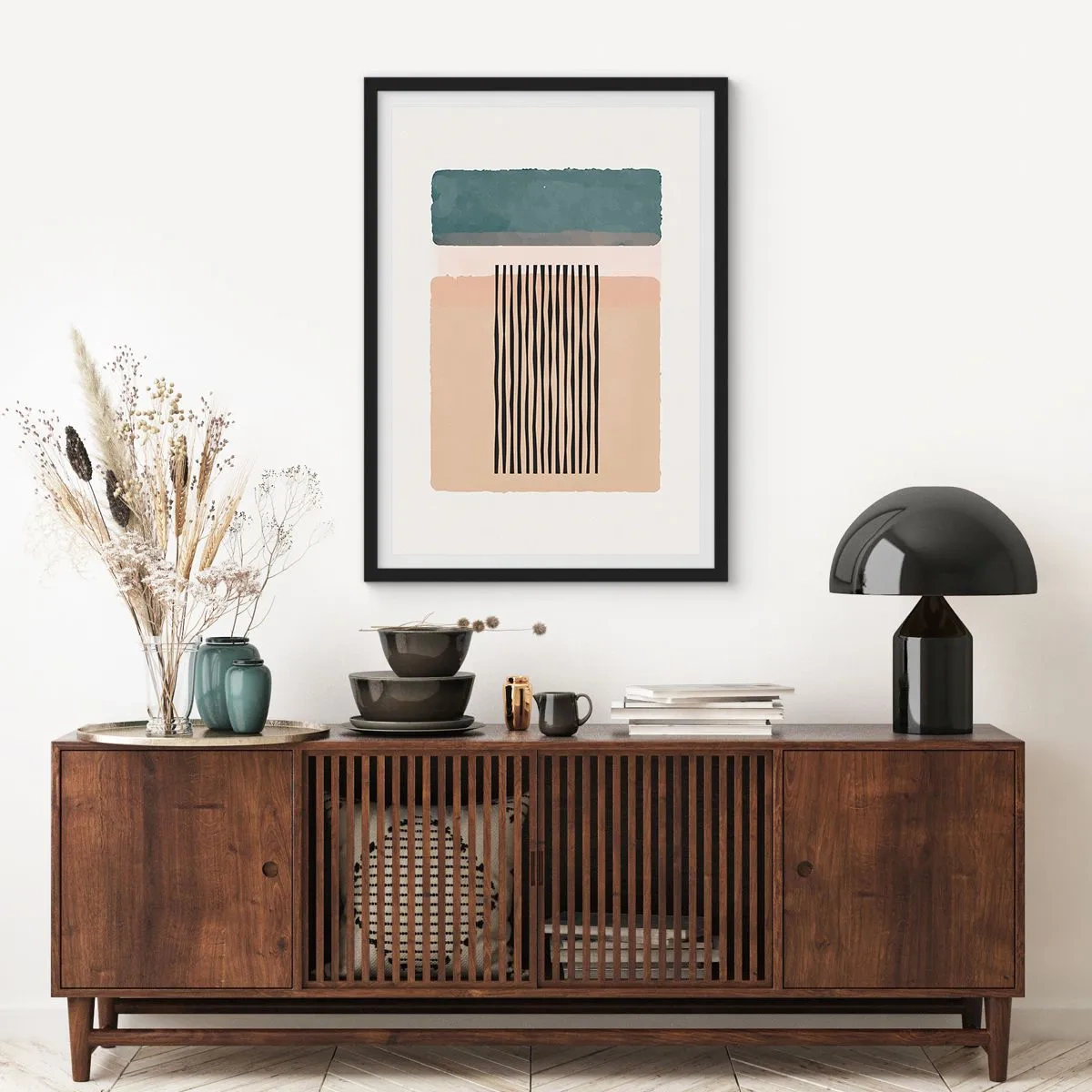 Plakat w czarnej ramie - Wszystko w porządku - 70x100 cm