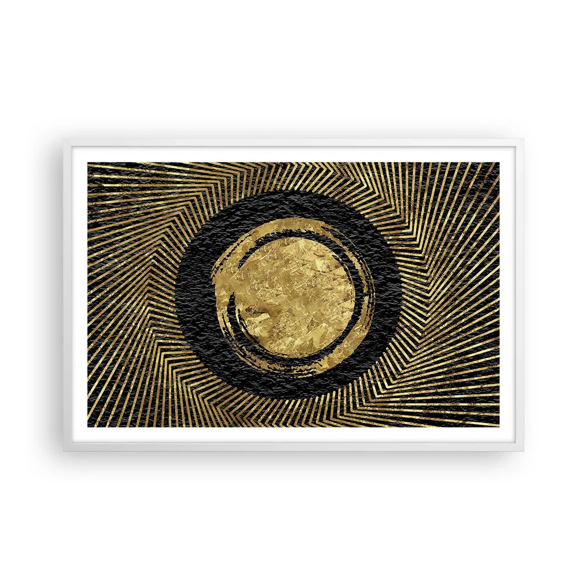 Plakat w białej ramie - Kompozycja glamour - 91x61 cm