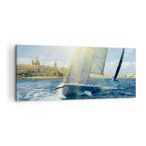 Obraz na płótnie - Pora opuścić miasto - 100x40 cm