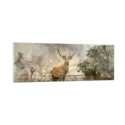 Obraz na szkle - Godność - siła - dostojeństwo - 90x30 cm