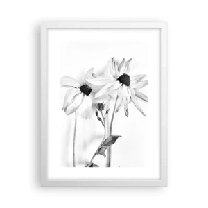 Plakat w białej ramie - Nikt nie chce być sam - 30x40 cm