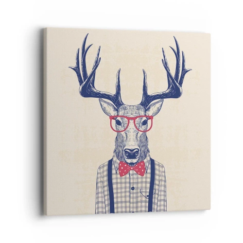 Obraz na płótnie - Zabawna ekstrawagancja - 40x40 cm