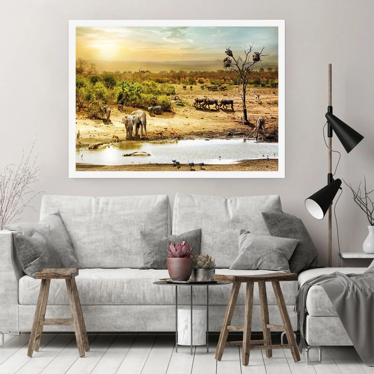 Plakat - "Z Edenu zaś wypływała rzeka…" - 40x30 cm