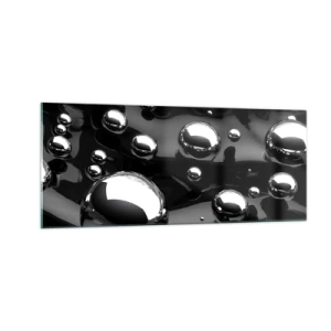 Obraz na szkle - Z czarnej toni - 100x40 cm