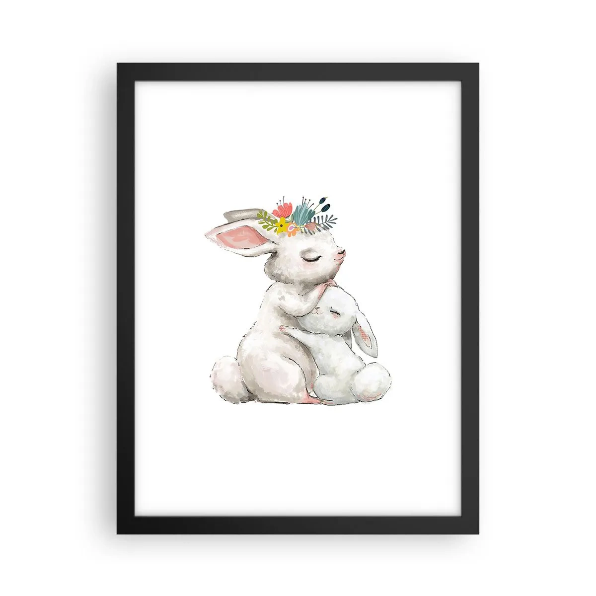 Plakat w czarnej ramie - Nie ma jak u mamy - 30x40 cm