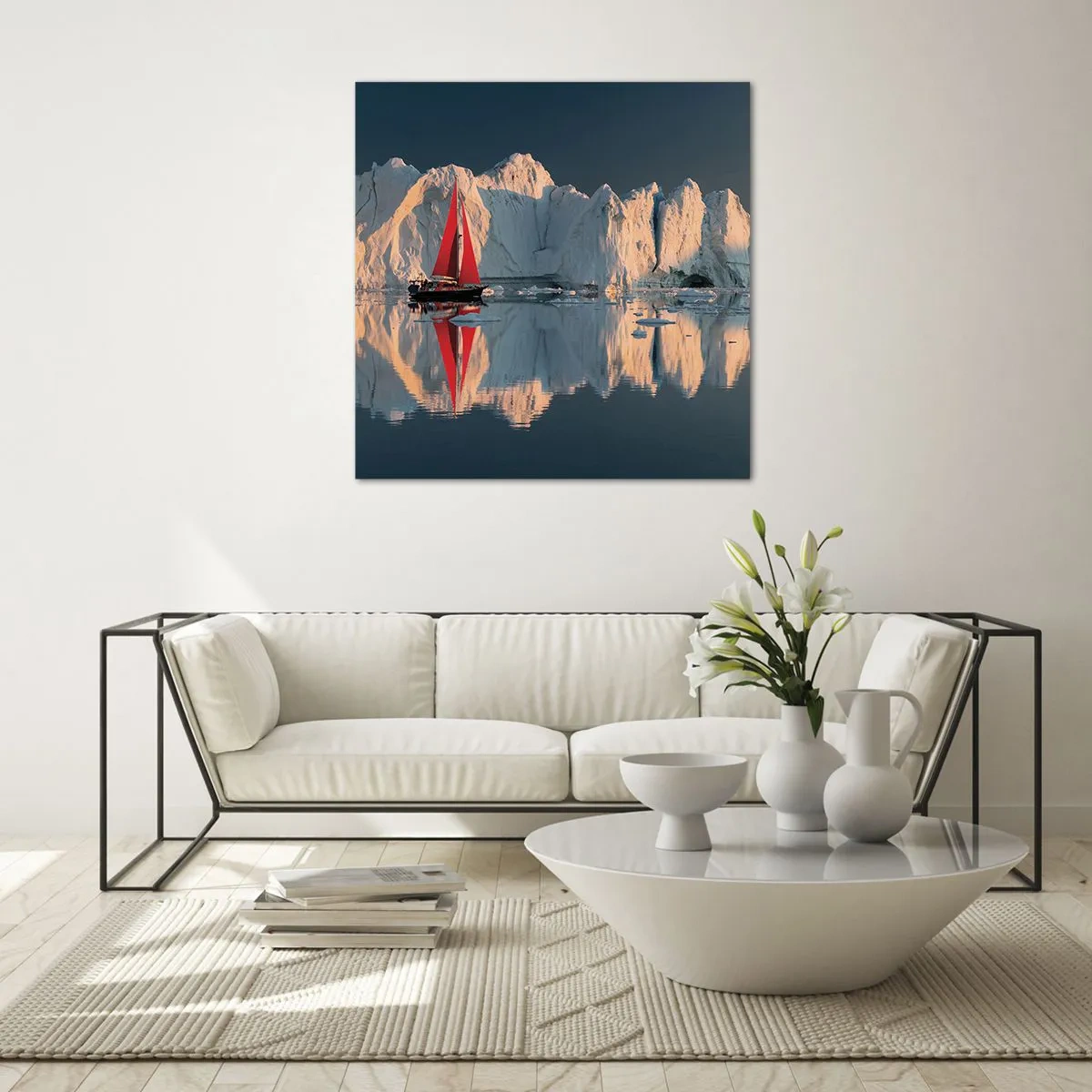 Obraz na szkle - Na krańcu świata - 30x30 cm