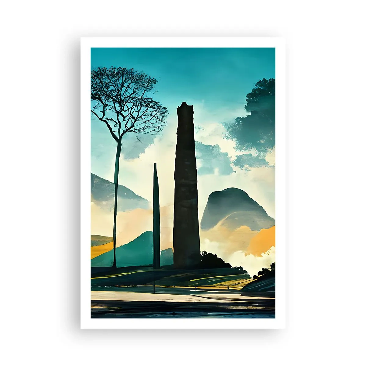 Plakat - Wciąż wyżej i wyżej - 70x100 cm