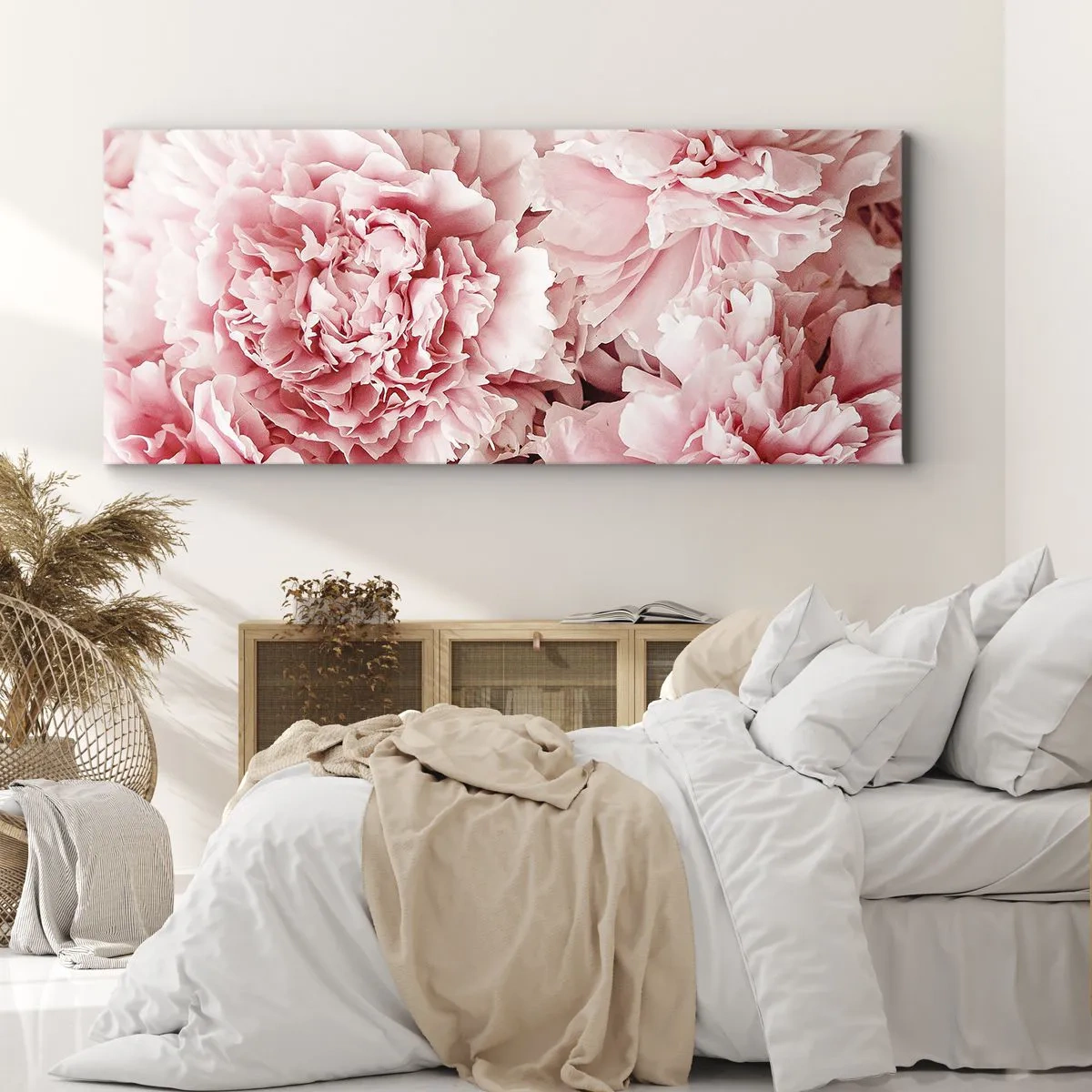 Obraz na płótnie - Różowe marzenie - 100x40 cm