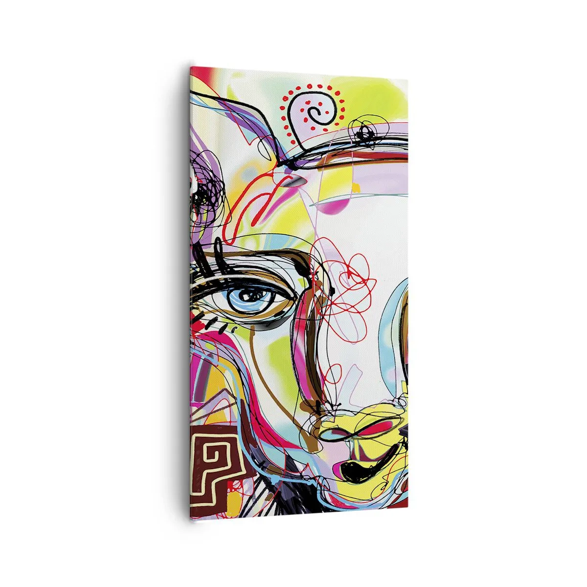 Obraz na płótnie - Bogactwo kociej matury - 65x120 cm