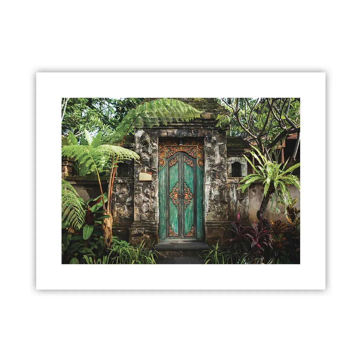 Plakat - Drzwi do egzotycznego świata - 40x30 cm