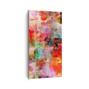 Obraz na płótnie - Podróż poprzez róż - 65x120 cm