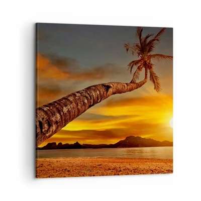 Obraz na płótnie - Egzotyczne wakacje, karaibska przygoda - 60x60 cm