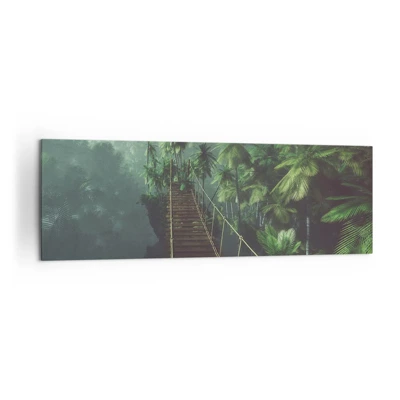Obraz na płótnie - Nad kipielą zieleni - 160x50 cm