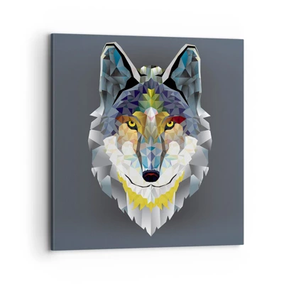 Obraz na płótnie - O wilku mowa - 70x70 cm