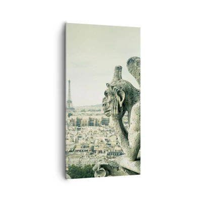 Obraz na płótnie - Paryskie pogaduchy - 65x120 cm