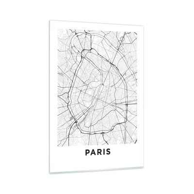 Obraz na szkle - Kwiat Paryża - 80x120 cm