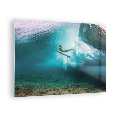Obraz na szkle - Podwodny świat - 70x50 cm