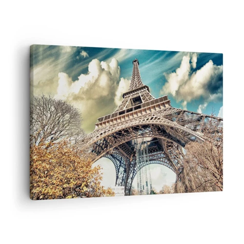 Obraz na płótnie - A jesienią w Paryżu... - 70x50 cm