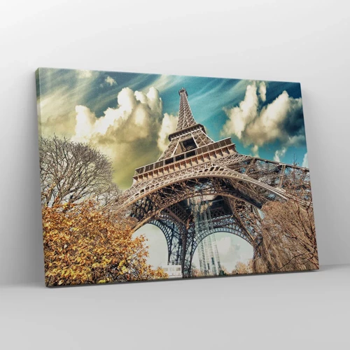 Obraz na płótnie - A jesienią w Paryżu... - 70x50 cm