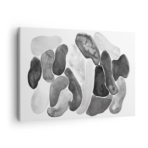 Obraz na płótnie - Abstrakcja kamienista - 70x50 cm