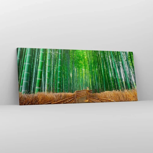 Obraz na płótnie - Esencja azjatyckiej natury - 120x50 cm