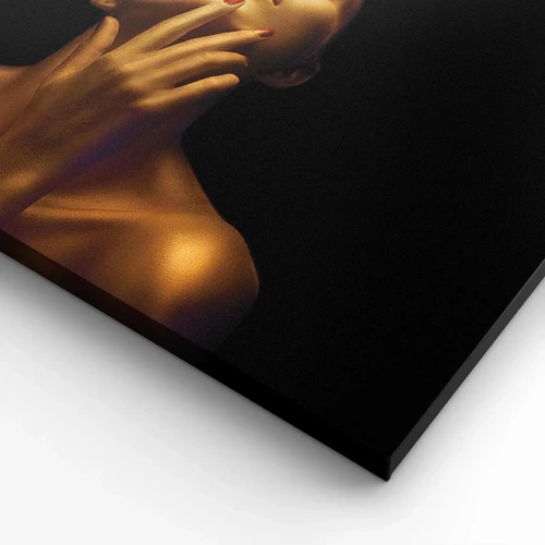 Obraz na płótnie - Jak złoty jedwab - 55x100 cm
