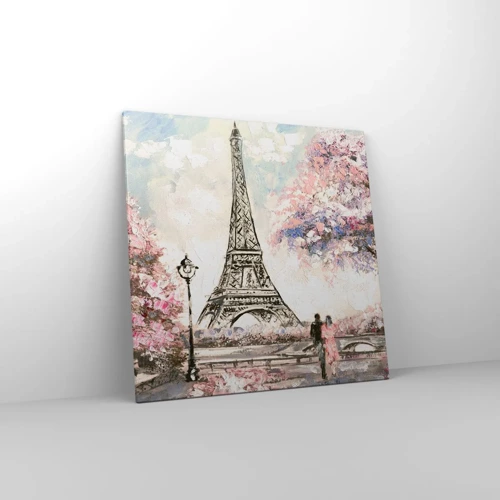 Obraz na płótnie - Kwietniowy spacer po Paryżu - 70x70 cm