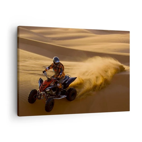 Obraz na płótnie - Na falach piasku - 70x50 cm