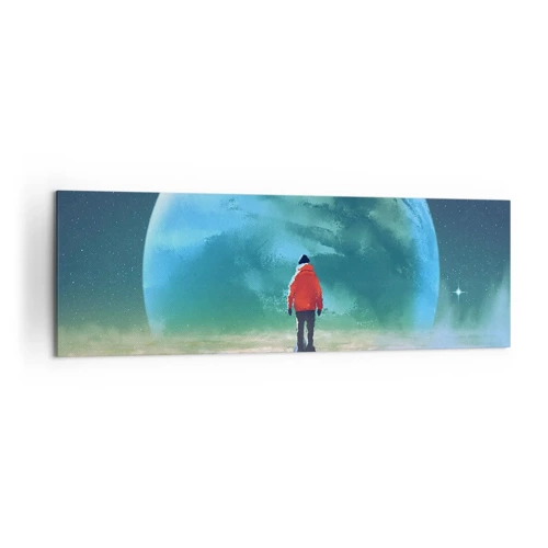 Obraz na płótnie - Odkrywca nowej ziemi - 160x50 cm