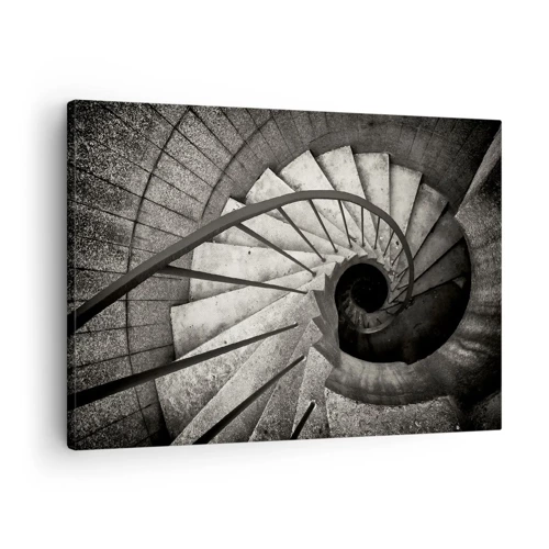 Obraz na płótnie - Schodami w górę, schodami w dół - 70x50 cm