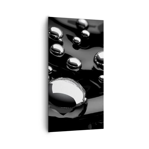 Obraz na płótnie - Z czarnej toni - 65x120 cm