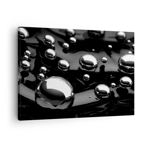 Obraz na płótnie - Z czarnej toni - 70x50 cm