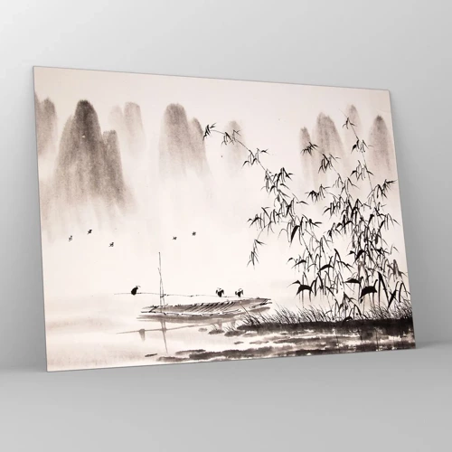 Obraz na szkle - Cisza ryżowych pól - 70x50 cm