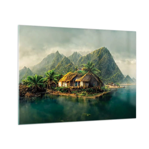 Obraz na szkle - Tropikalny raj - 70x50 cm