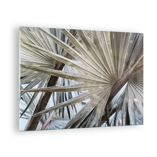 Obraz na szkle - Wachlarze w tropikach - 70x50 cm