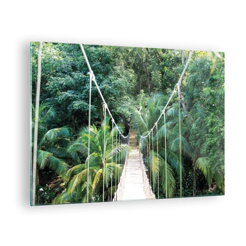 Obraz na szkle - Welcome to the jungle! - 70x50 cm