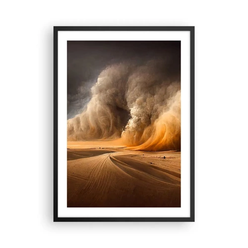 Plakat w czarnej ramie - Gniew pustyni - 50x70 cm